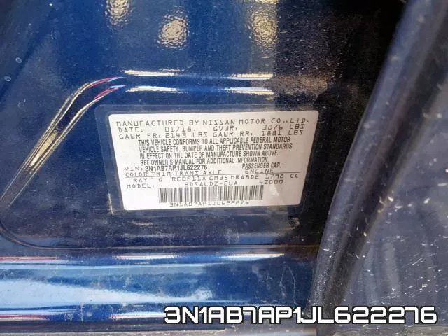 3N1AB7AP1JL622276 фото 2