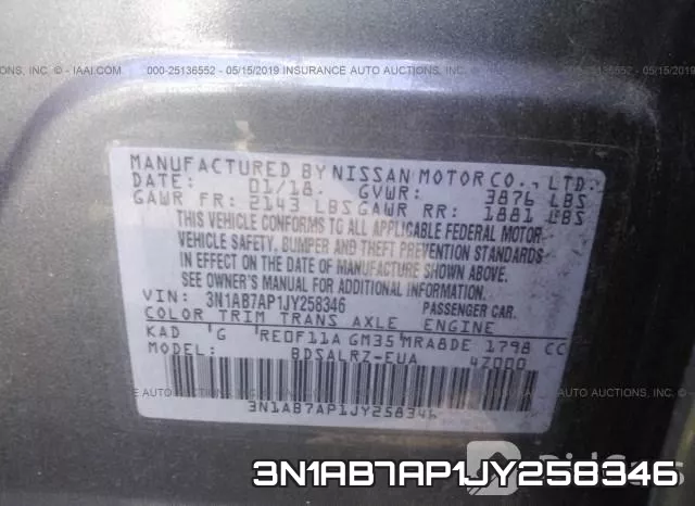 3N1AB7AP1JY258346 фото 10