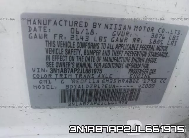 3N1AB7AP2JL661975 фото 10