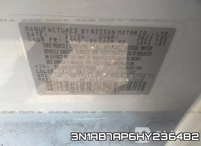 3N1AB7AP6HY236482 фото 10