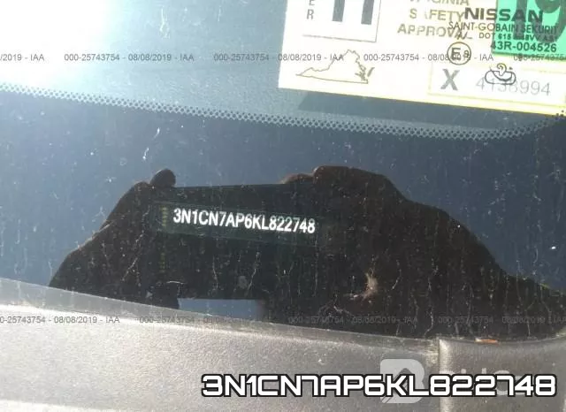 3N1CN7AP6KL822748 фото 10