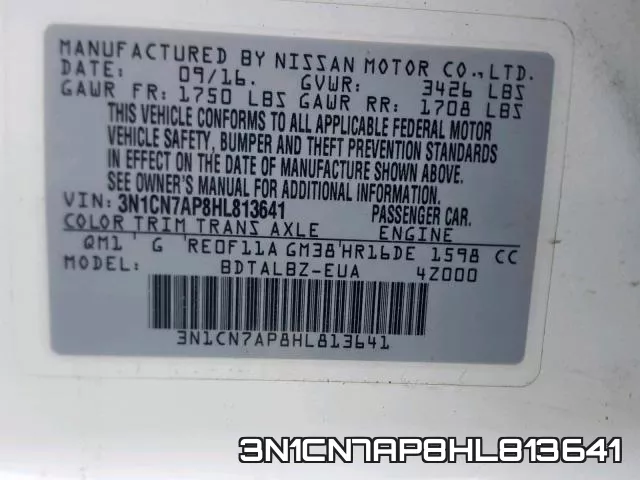 3N1CN7AP8HL813641 фото 2