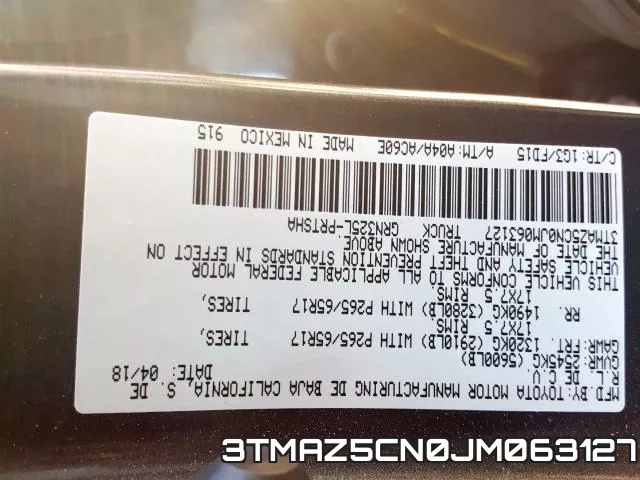 3TMAZ5CN0JM063127 фото 2