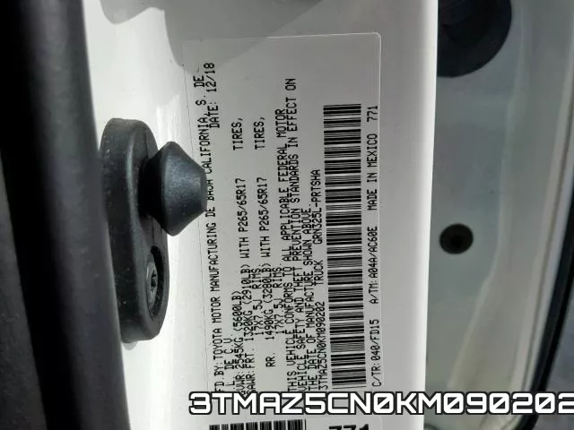 3TMAZ5CN0KM090202 фото 2