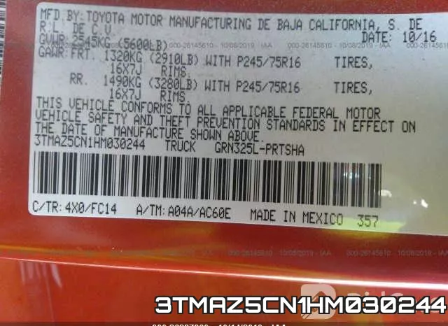 3TMAZ5CN1HM030244 фото 10