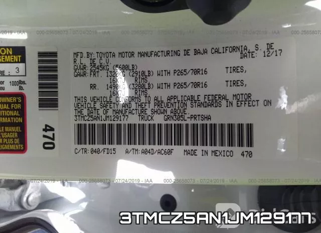 3TMCZ5AN1JM129177 фото 10