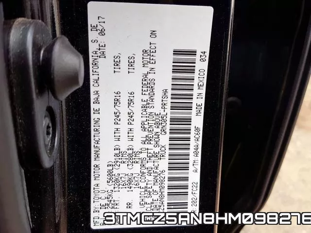 3TMCZ5AN8HM098276 фото 2