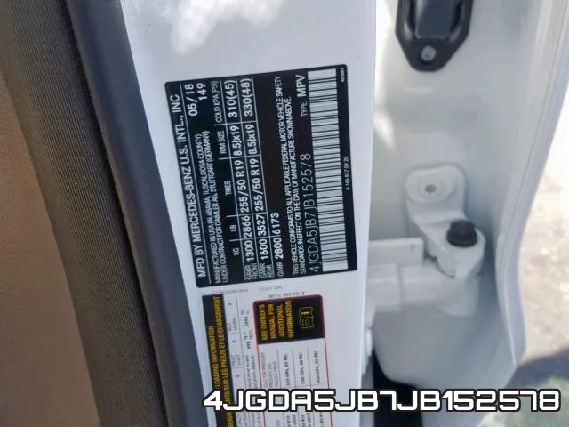 4JGDA5JB7JB152578 фото 2