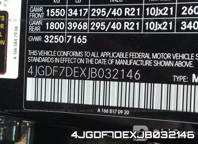 4JGDF7DEXJB032146 фото 10