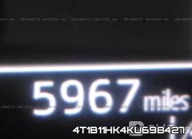 4T1B11HK4KU698427 фото 8