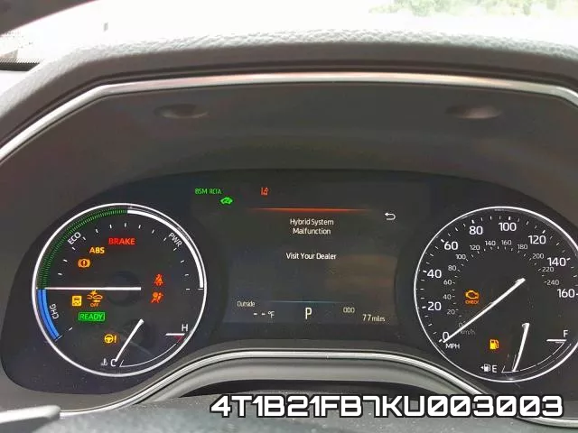 4T1B21FB7KU003003 фото 9