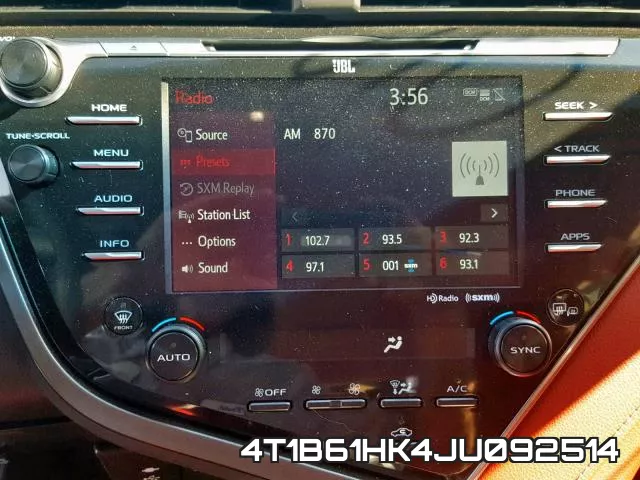 4T1B61HK4JU092514 фото 10