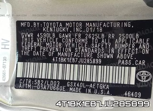 4T1BK1EB7JU285899 фото 10