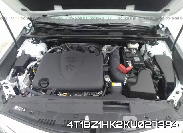 4T1BZ1HK2KU027394 фото 2