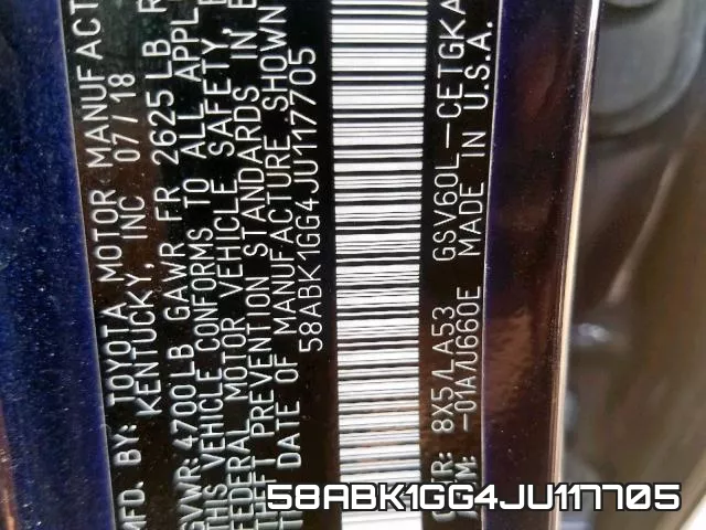 58ABK1GG4JU117705 фото 2