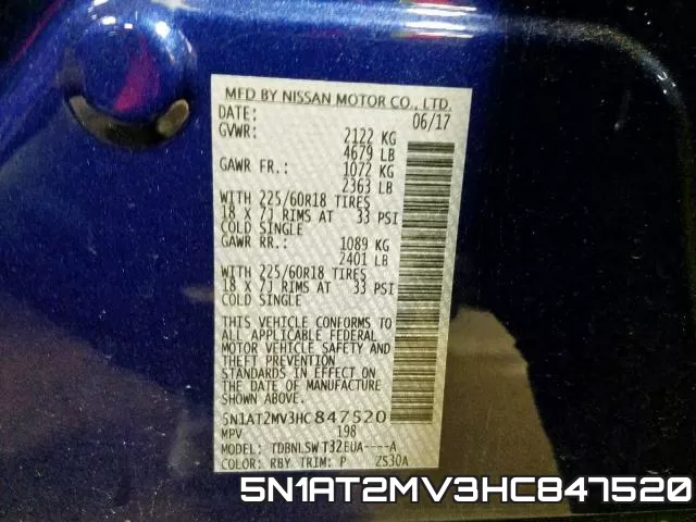 5N1AT2MV3HC847520 фото 2