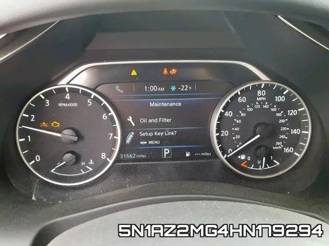 5N1AZ2MG4HN179294 фото 9