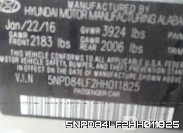 5NPD84LF2HH011825 фото 10