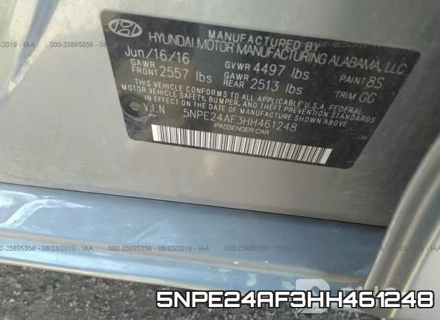 5NPE24AF3HH461248 фото 10