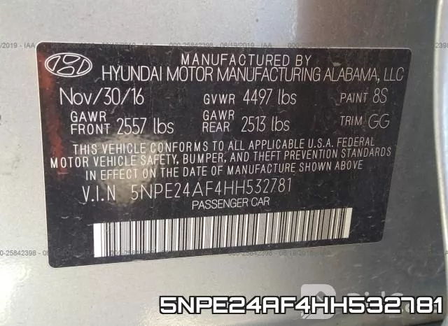5NPE24AF4HH532781 фото 10