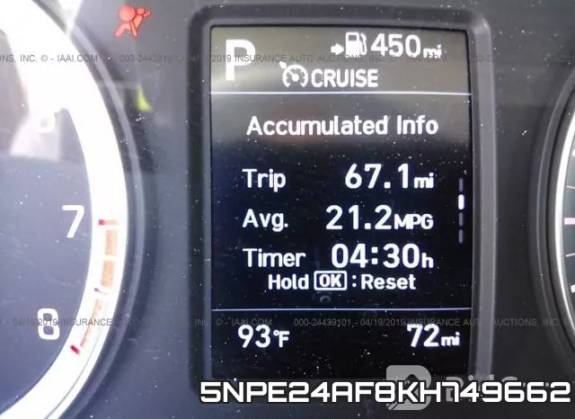 5NPE24AF8KH749662 фото 8