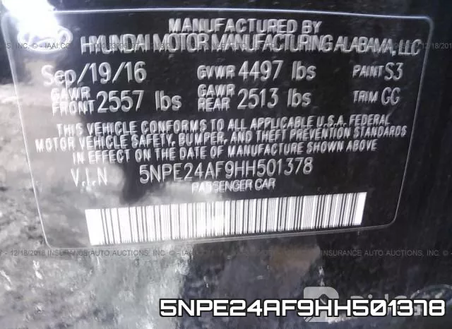 5NPE24AF9HH501378 фото 10