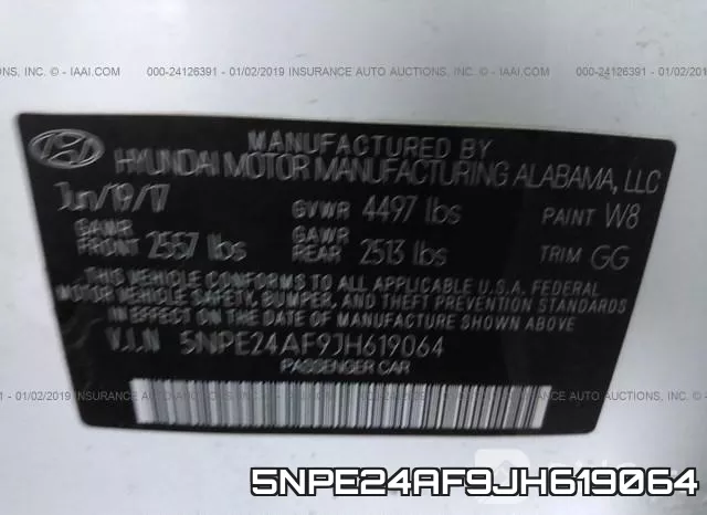 5NPE24AF9JH619064 фото 10