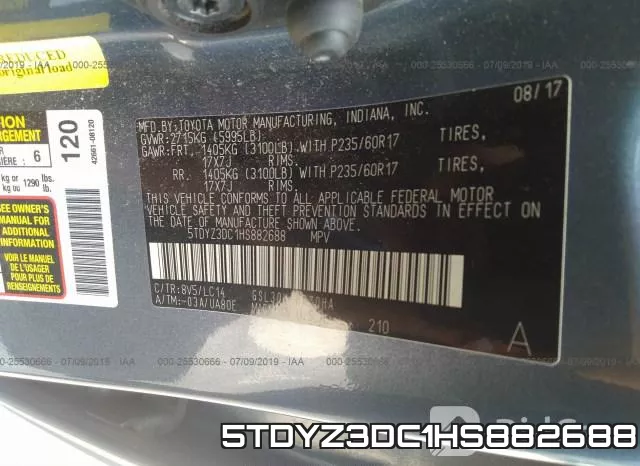 5TDYZ3DC1HS882688 фото 10