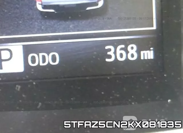 5TFAZ5CN2KX081835 фото 8
