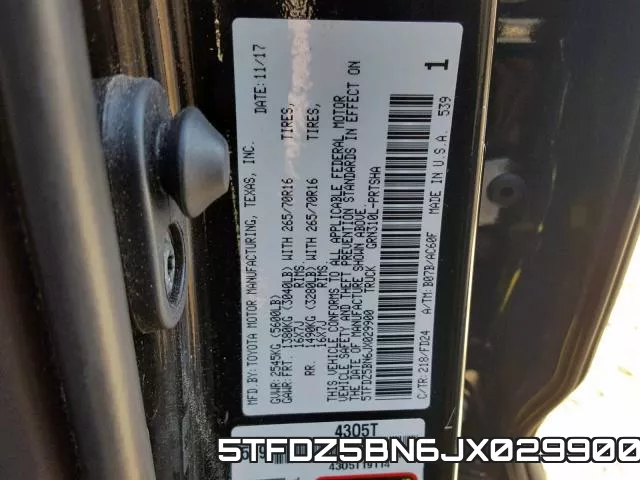 5TFDZ5BN6JX029900 фото 2