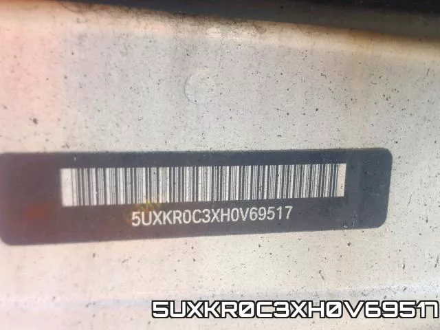 5UXKR0C3XH0V69517 фото 2