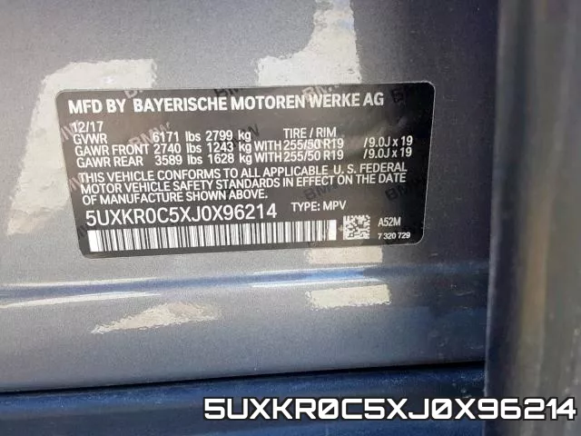 5UXKR0C5XJ0X96214 фото 2