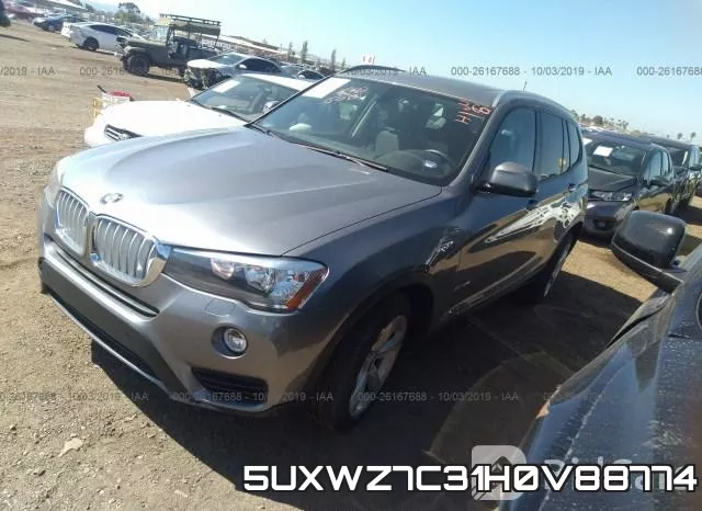 5UXWZ7C31H0V88774 фото 3