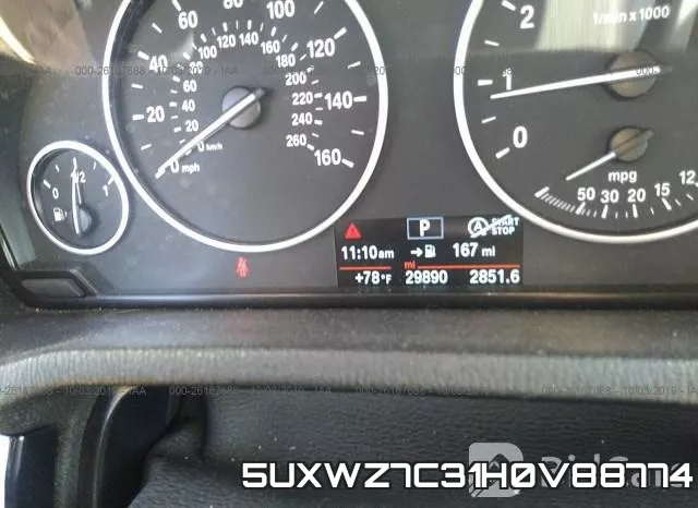 5UXWZ7C31H0V88774 фото 8