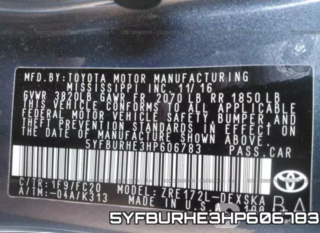 5YFBURHE3HP606783 фото 10