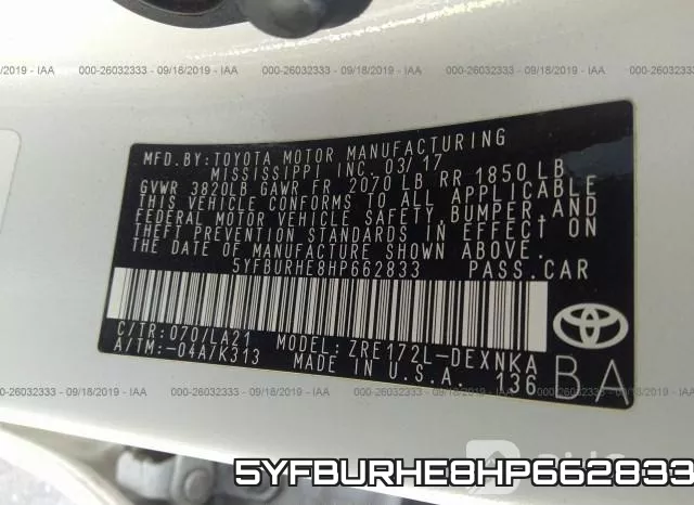 5YFBURHE8HP662833 фото 10