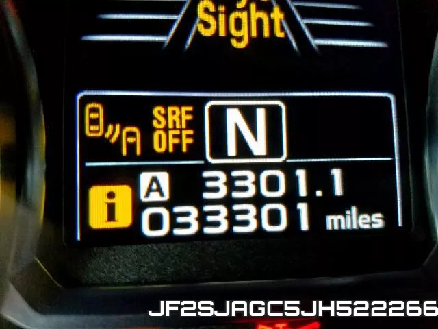 JF2SJAGC5JH522266 фото 8