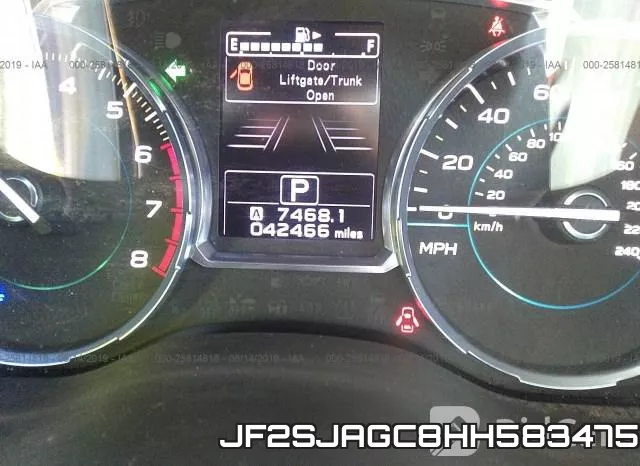 JF2SJAGC8HH583475 фото 8