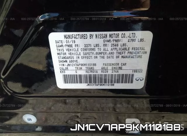 JN1CV7AP9KM110188 фото 10