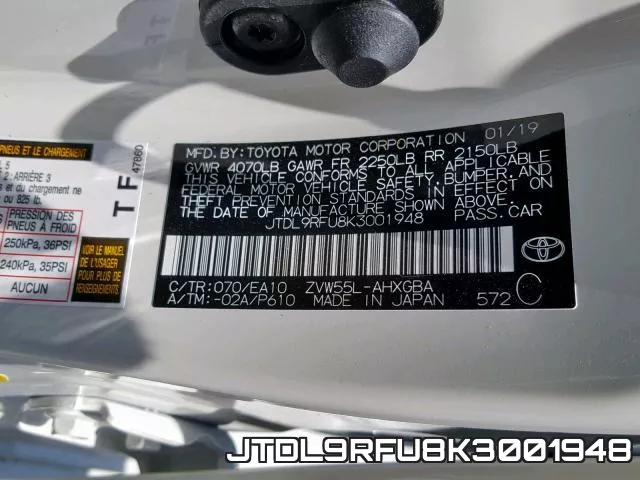 JTDL9RFU8K3001948 фото 2