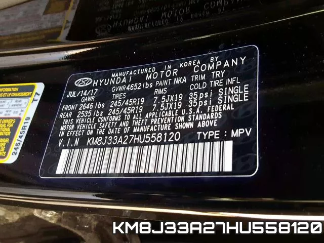 KM8J33A27HU558120 фото 2