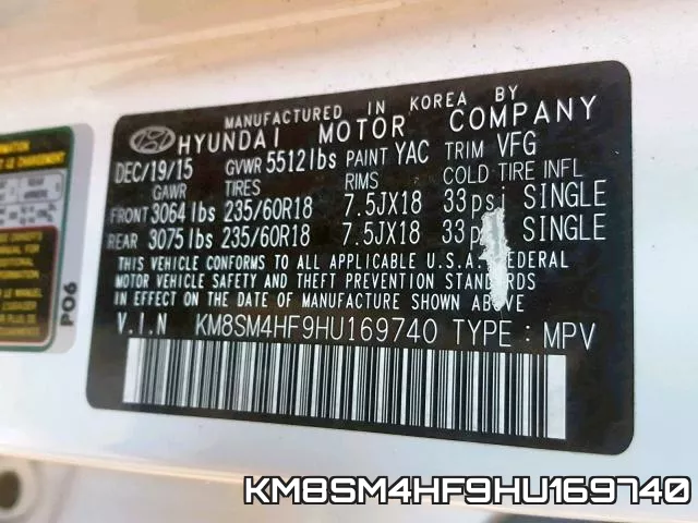 KM8SM4HF9HU169740 фото 2