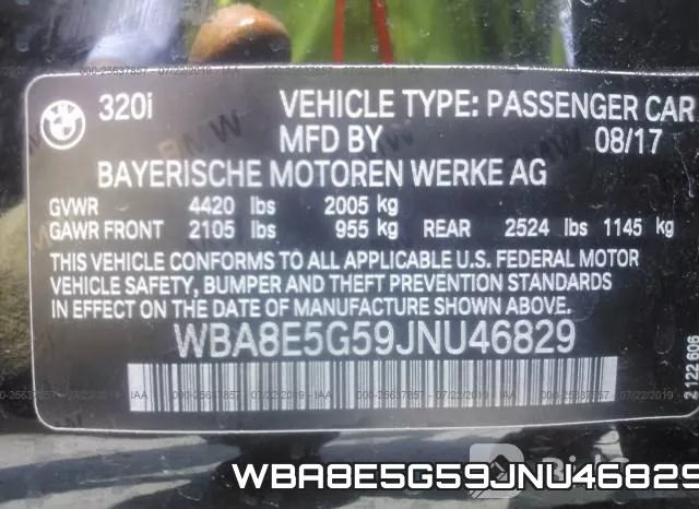 WBA8E5G59JNU46829 фото 10