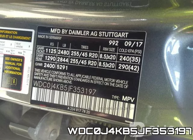 WDC0J4KB5JF353197 фото 10