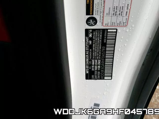 WDDJK6GA9HF045789 фото 2