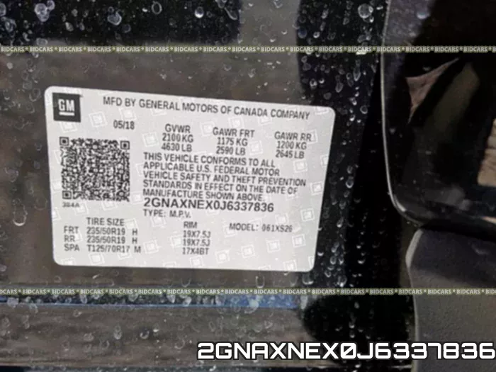 2GNAXNEX0J6337836 фото 2