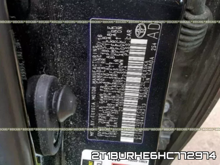 2T1BURHE6HC772974 фото 2