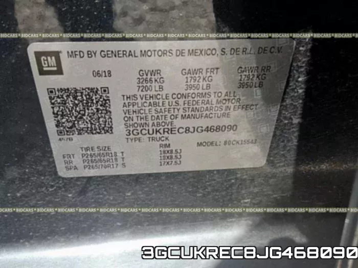 3GCUKREC8JG468090 фото 2