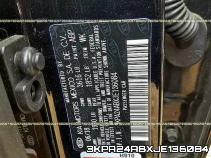 3KPA24ABXJE136084 фото 2