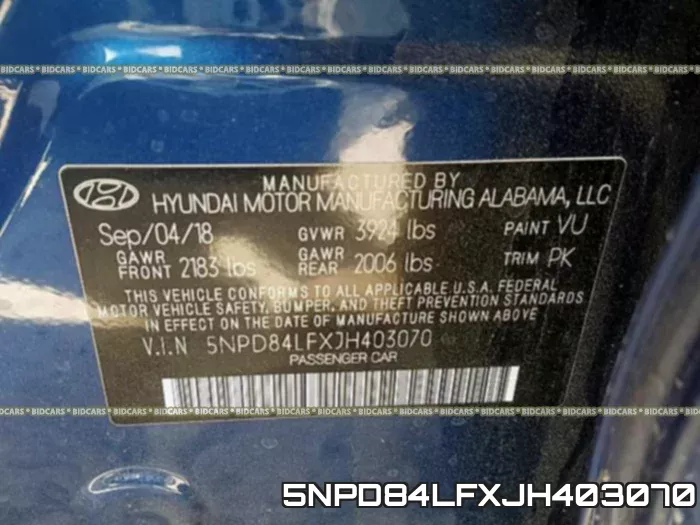 5NPD84LFXJH403070 фото 2